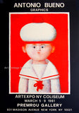 Antonio Bueno - Original Artist Poster 1981