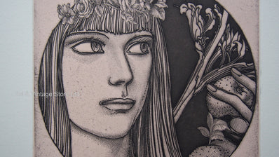 Ernst Fuchs - Original Limited Edition Etching & Aquatint 1976