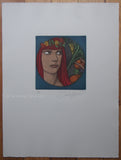 Ernst Fuchs - Original Limited Edition Etching & Aquatint 1976