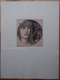Ernst Fuchs - Original Limited Edition Etching & Aquatint 1976