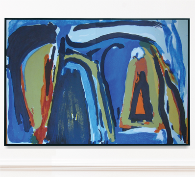 Bram Van Velde Print - Original Lithograph 1975