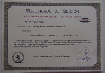 Gustav Klimt - Hand Pressed Print