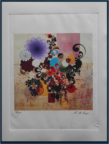 Beatriz Milhazes - Hand Pressed Print