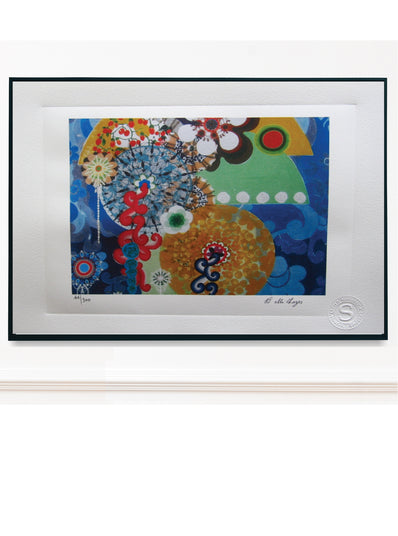 Beatriz Milhazes - Hand Pressed Print