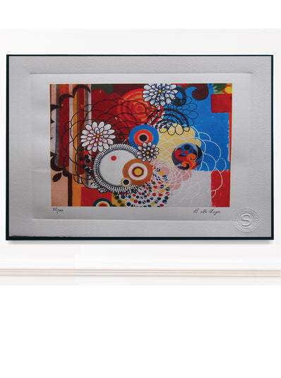 Beatriz Milhazes - Hand Pressed Print