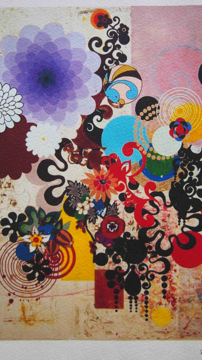 Beatriz Milhazes - Hand Pressed Print