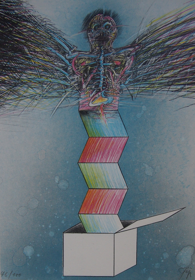 Bernhard Jäger - Original Vintage Lithograph