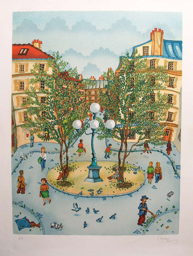 Bernard Vercruyce - Hand Signed Lithograph