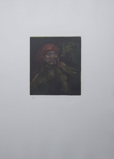 Ernst Fuchs - Original Limited Edition Etching & Aquatint 1975