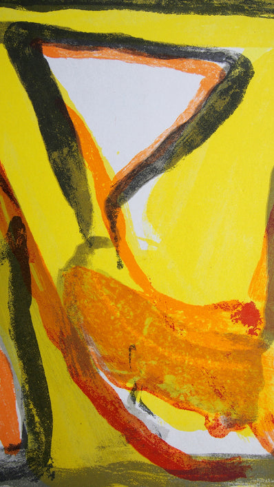 Bram Van Velde Print - Original Lithograph 1975