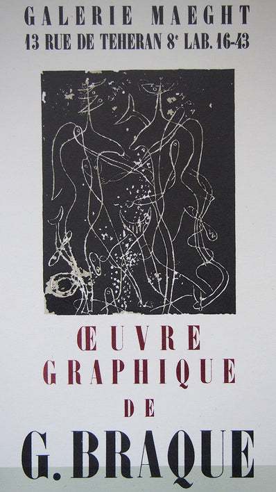Georges Braque Vintage Print - Original Lithograph 1959