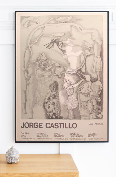 Jorge Castillo - Original Artist Poster 1978