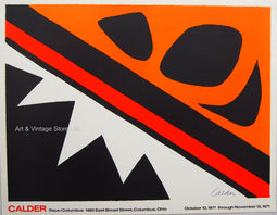Alexander Calder - Original Artist Poster 1971
