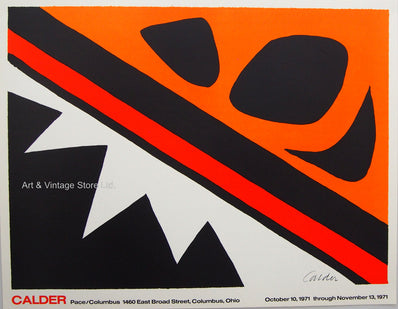Alexander Calder - Original Artist Poster 1971