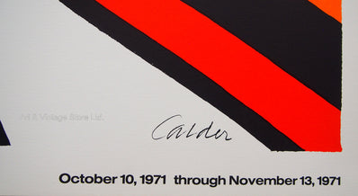 Alexander Calder - Original Artist Poster 1971