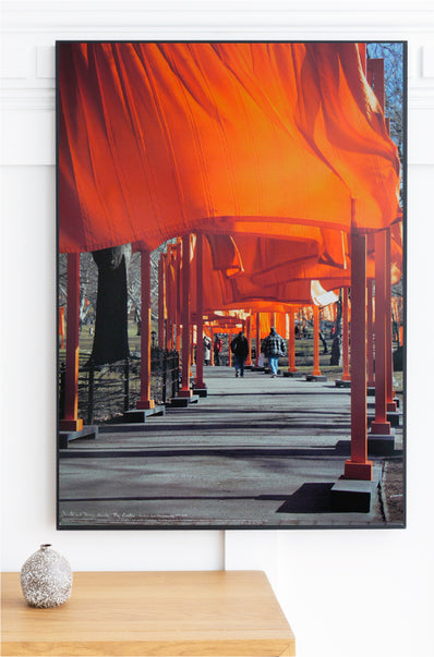 Christo exhibition poster - Central Park