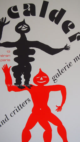 Alexander Calder - Original Artist Poster 1975