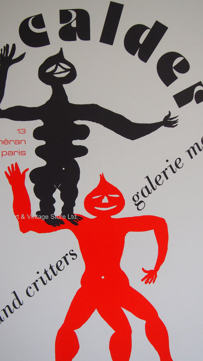 Alexander Calder - Original Artist Poster 1975