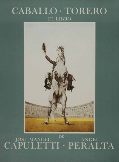 Caballo Torero El Libro - Original Exhibition Poster 1974