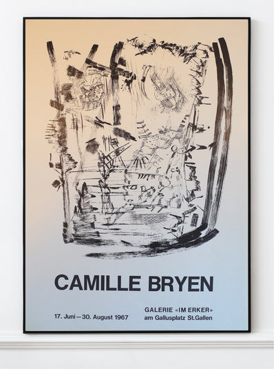 Camille Bryen - Original Artist Poster 1967