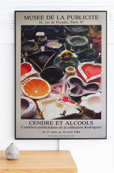 Cendre et Alcools - Original Artist Poster 1984
