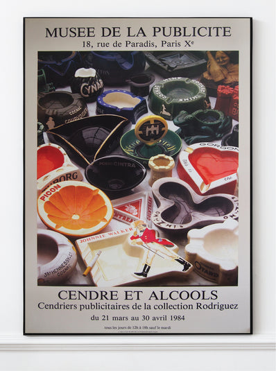 Cendre et Alcools - Original Artist Poster 1984