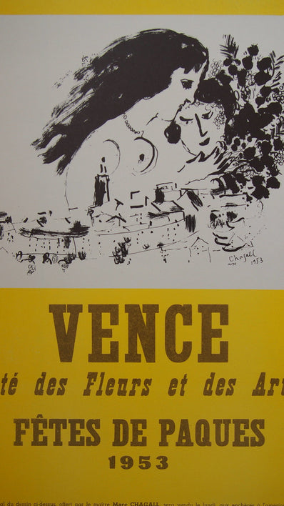 Marc Chagall Vintage Print - Original Lithograph 1959