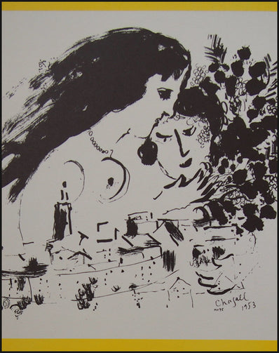 Marc Chagall Vintage Print - Original Lithograph 1959