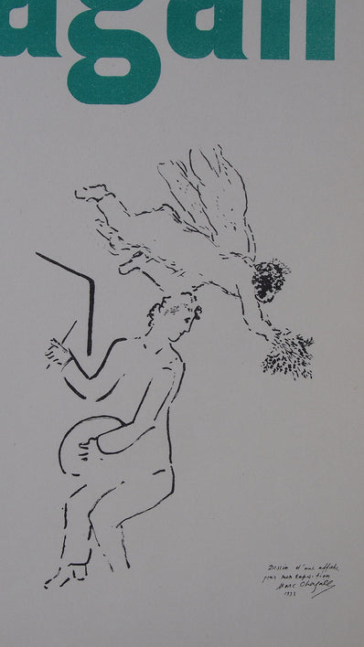 Marc Chagall Vintage Print - Original Lithograph 1959