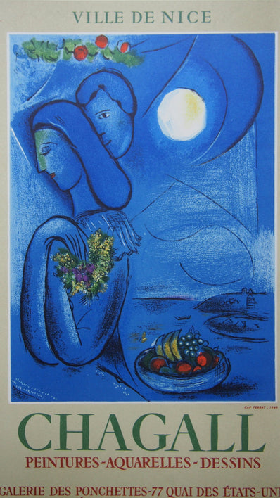 Marc Chagall Vintage Print - Original Lithograph 1959