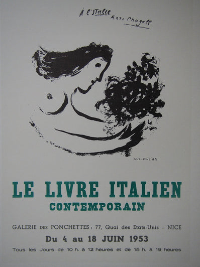 Marc Chagall Vintage Print - Original Lithograph 1959