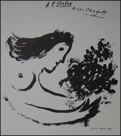 Marc Chagall Vintage Print - Original Lithograph 1959