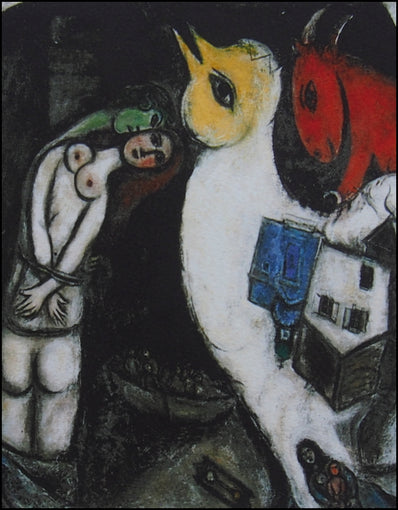 Marc Chagall - Hand Pressed Print