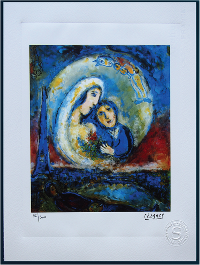Marc Chagall - Hand Pressed Print