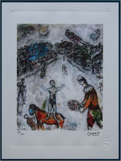 Marc Chagall - Hand Pressed Print