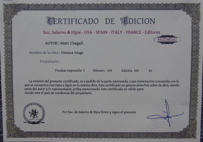 Marc Chagall - Hand Pressed Print