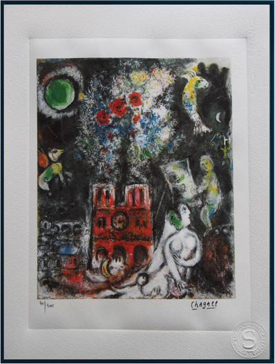 Marc Chagall - Hand Pressed Print