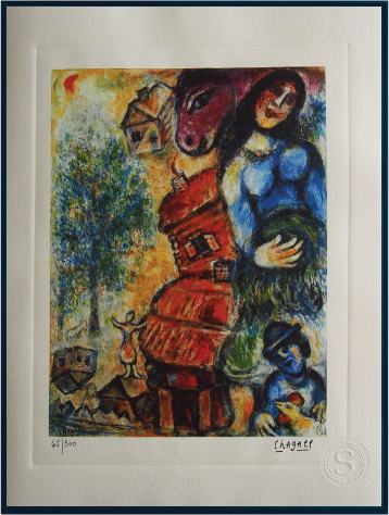 Marc Chagall - Hand Pressed Print