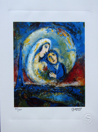 Marc Chagall - Hand Pressed Print