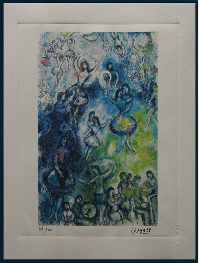 Marc Chagall - Hand Pressed Print
