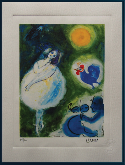 Marc Chagall - Hand Pressed Print