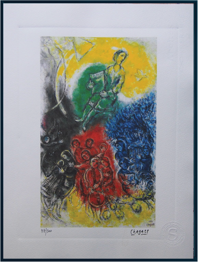 Marc Chagall - Hand Pressed Print