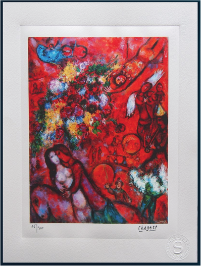 Marc Chagall - Hand Pressed Print