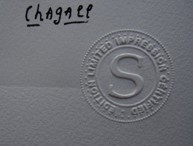 Marc Chagall - Hand Pressed Print