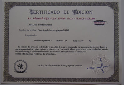 Henri Matisse - Fine Art Print