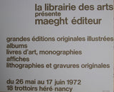 Eduardo Chillida Original Artist Poster 1972