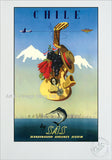 Chile Vintage Travel Poster - Fine Art Giclée Print