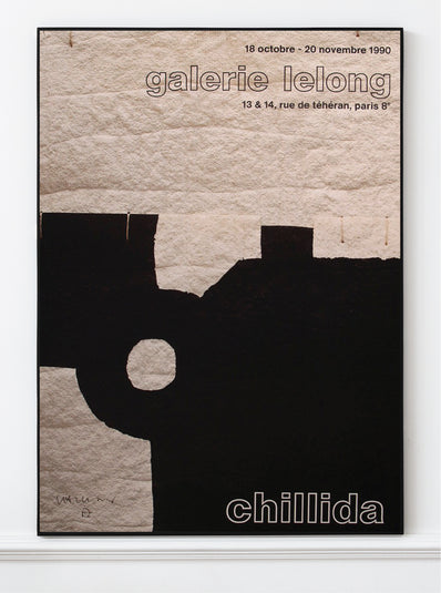 Eduardo Chillida Original Artist Poster 1990