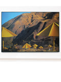 Christo exhibition poster - Yellow Umbrellas