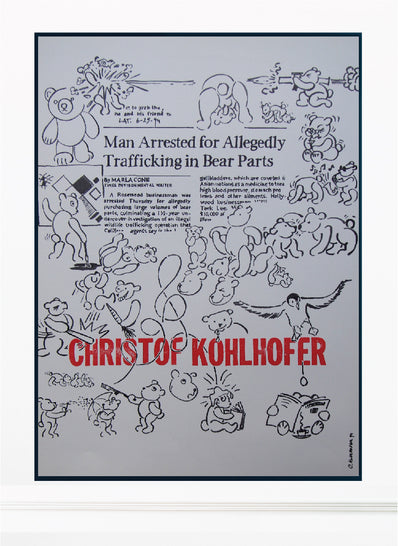 Christof Kohlhofer - Original Artist Poster 1994